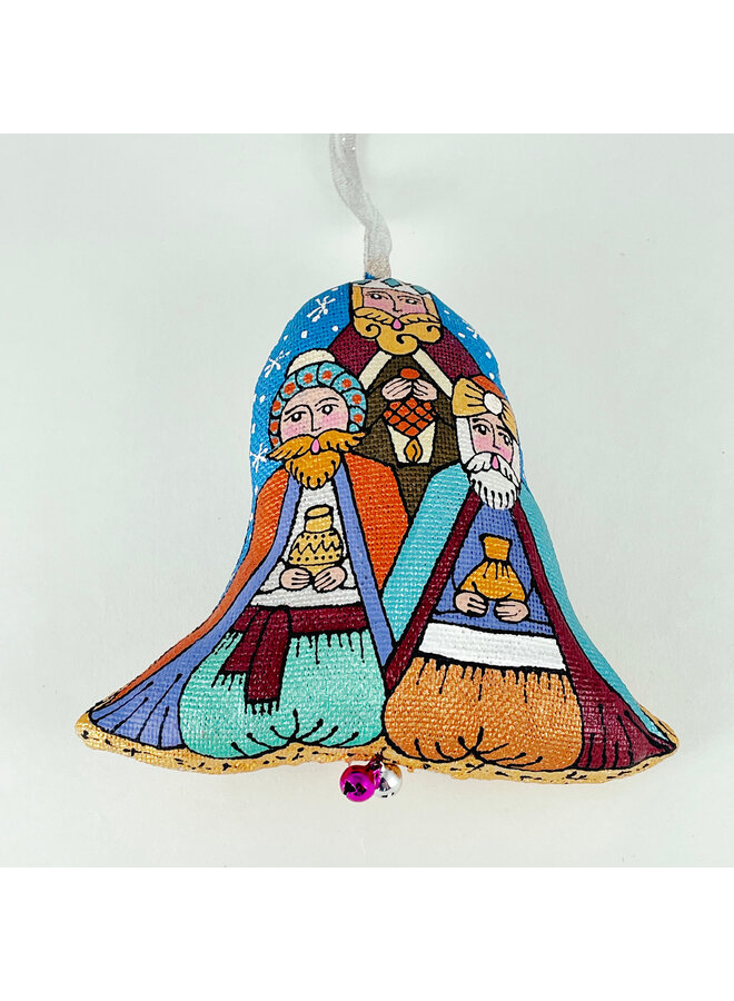 Decoración textil de campana de los Reyes Magos 48