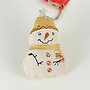 Golden Snowman Textile Decoration 51
