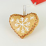 Golden Heart Textile Decoration 50