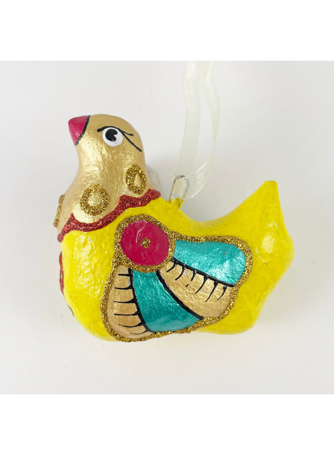 Gul Wonder Bird-dekoration 53