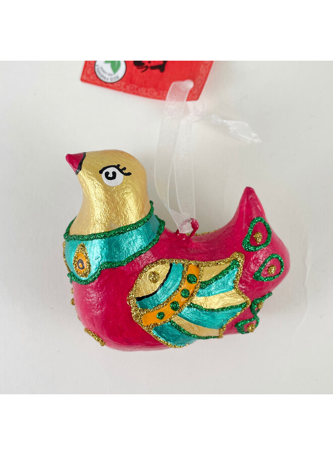 Украшение «Красная чудо-птица» 52