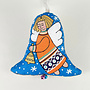 Angel with a bell Textile Bell Decoration 46
