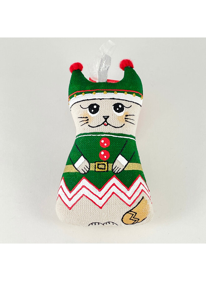 Elfo gatito - Decoración de vainilla 32