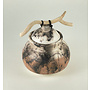 Lidded Ceramic Vessel with Lid and Wood 07
