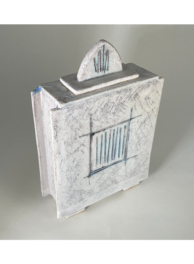 Architectural lidded rectangular box