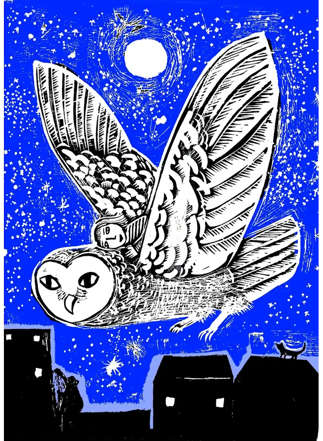 Owl Flyer Card by Ed Boxall
