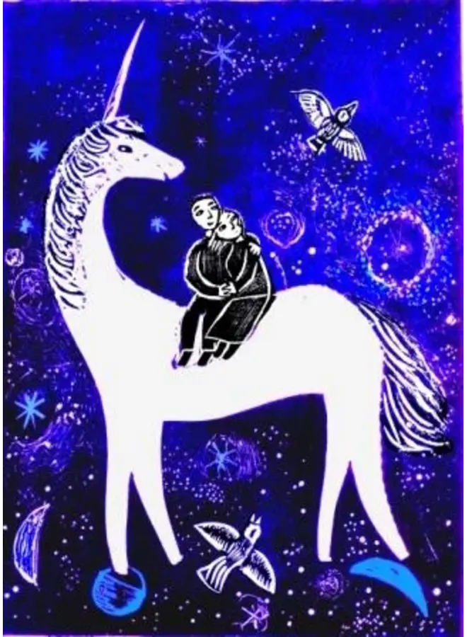 Notre carte Licorne de minuit par Ed Boxall