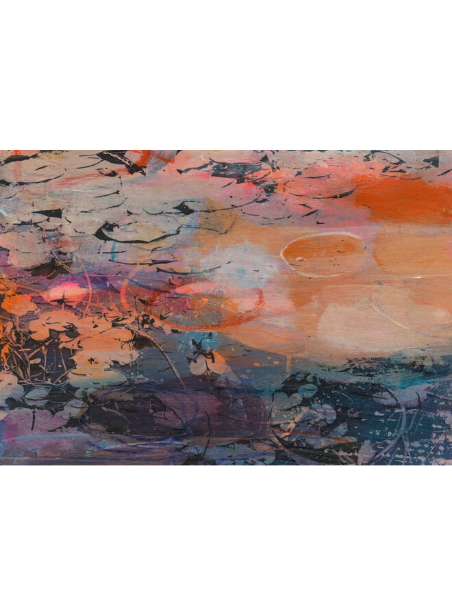 Näckrosor, solnedgång nr 2