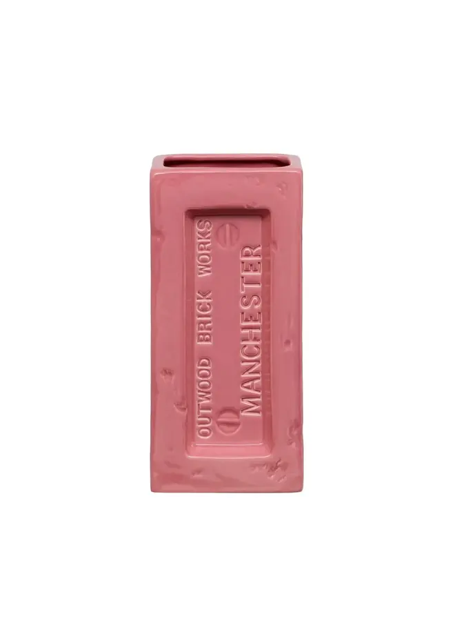 Jarrón Manchester Brick Rosa