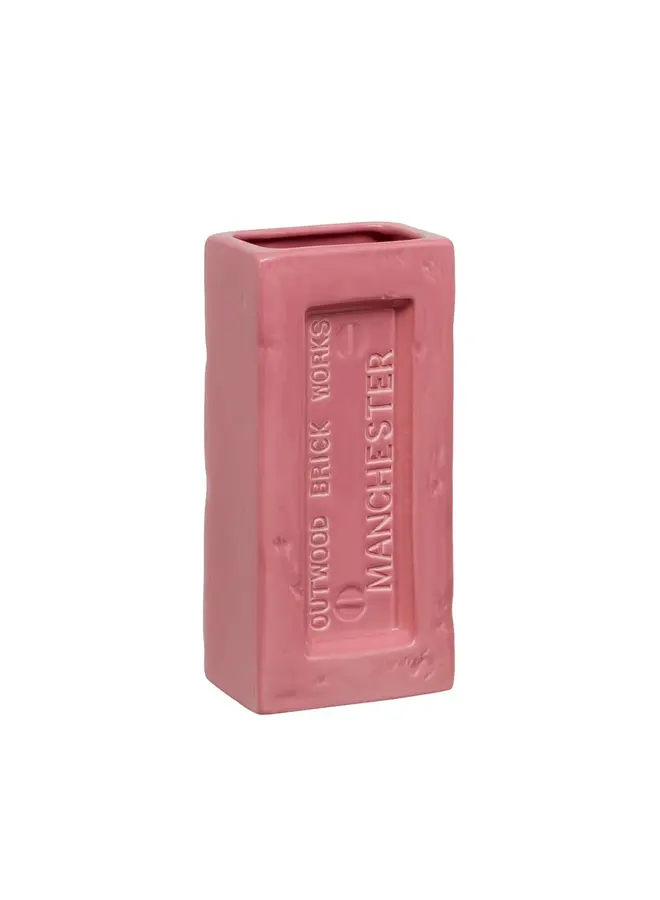Vase en brique rose Manchester