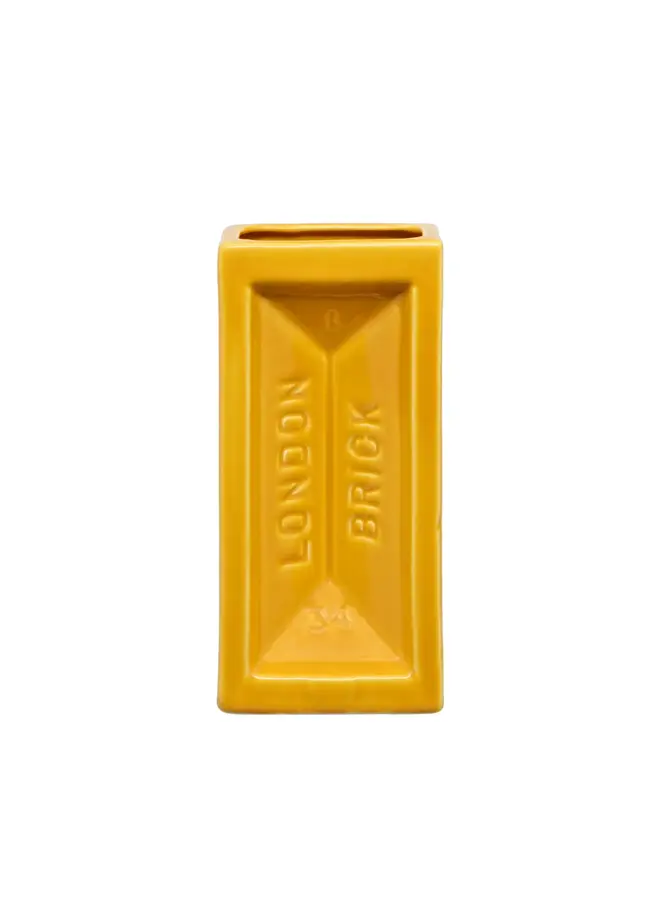London Brick Vase Yellow 20