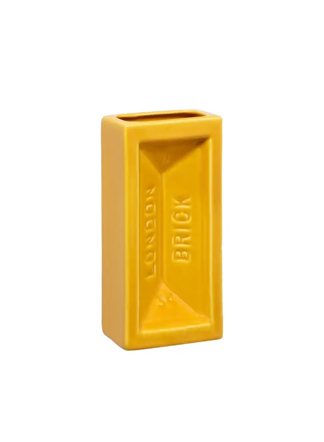 London Brick Vase Yellow 20