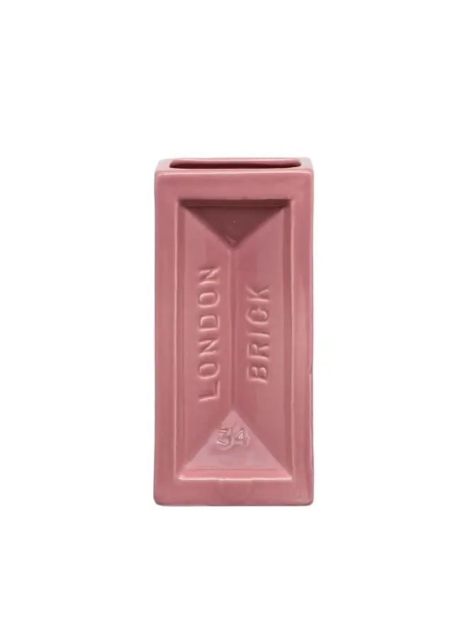 Vase brique londonien rose21