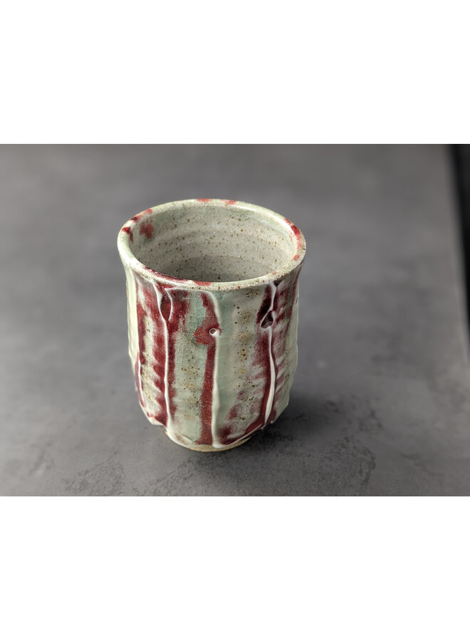 Shino glazed Yunomi Tea Bowl 13