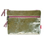 Velvet 2 Zip Purse Fennel 56
