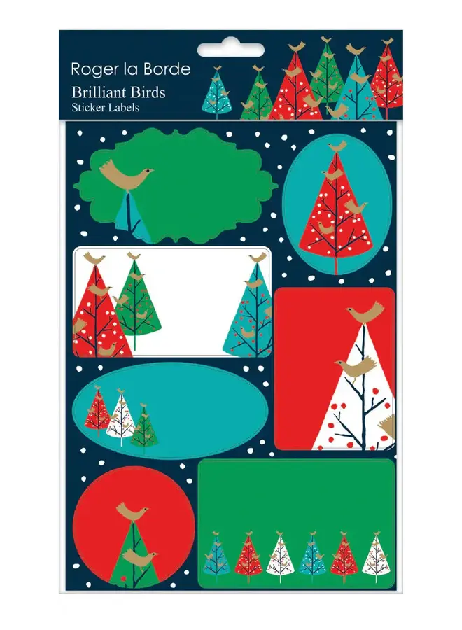 Copy of Silver Stag Sticker Labels Sheet  by Binney