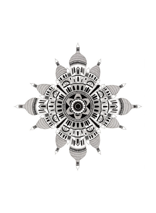 Mandala-Karte Nr. 5 von Tamsin Cunningham