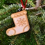 Stocking Wooden Decoration 05