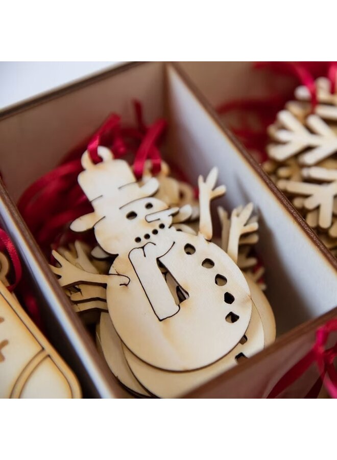 Copy of Snowflake Wooden Decoration 06