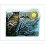 Owl and Moon by Angela Harding