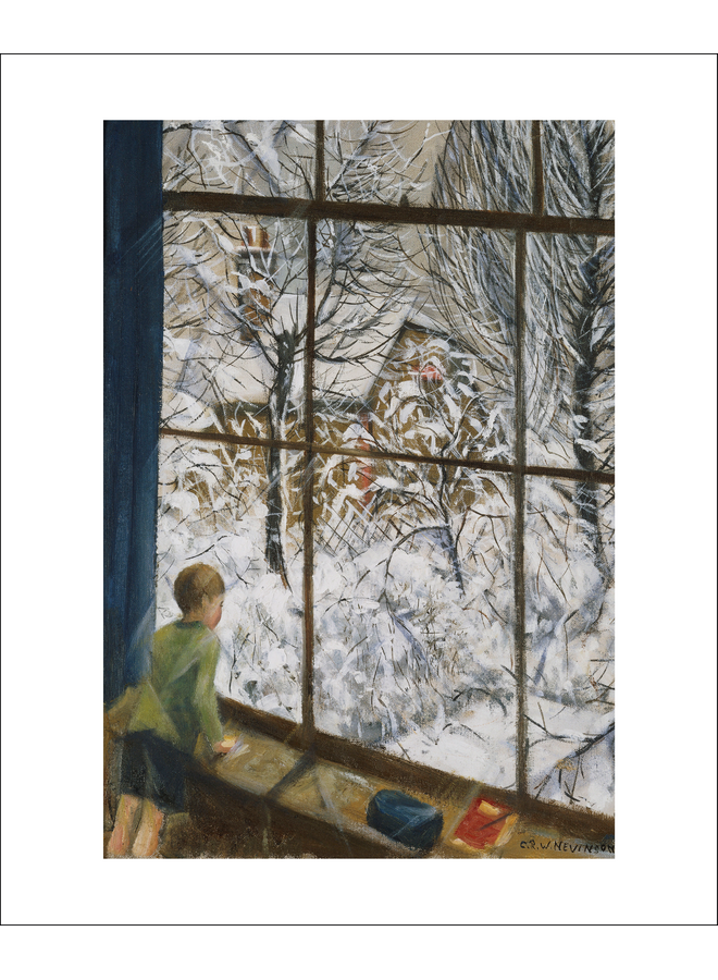 Ein Blick auf die Schneekarte von Christopher Nevinson
