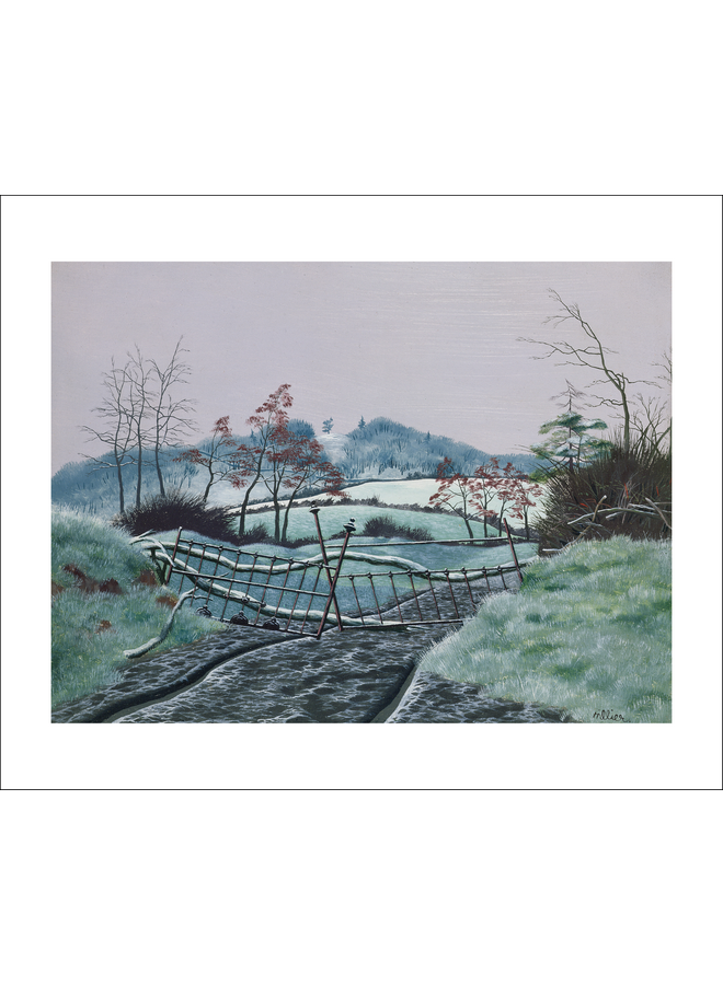 Snowfall card by Tristram Hillier