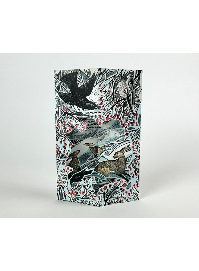 Copy of October Owl 3D card by Angela Harding