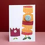 Cracker Costume Badge Card