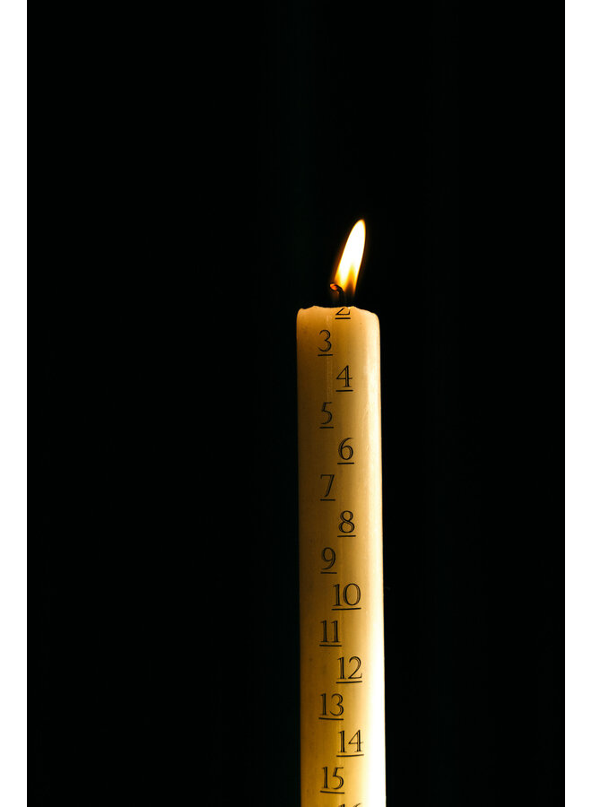 Advent Candle Ivory 10
