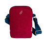 Red Corduroy Cross Cross Body Purse 097