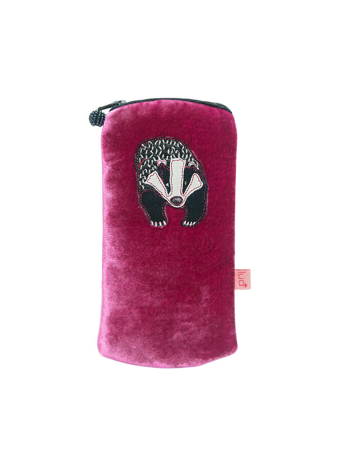 Badger Velvet Glasses Purse 98