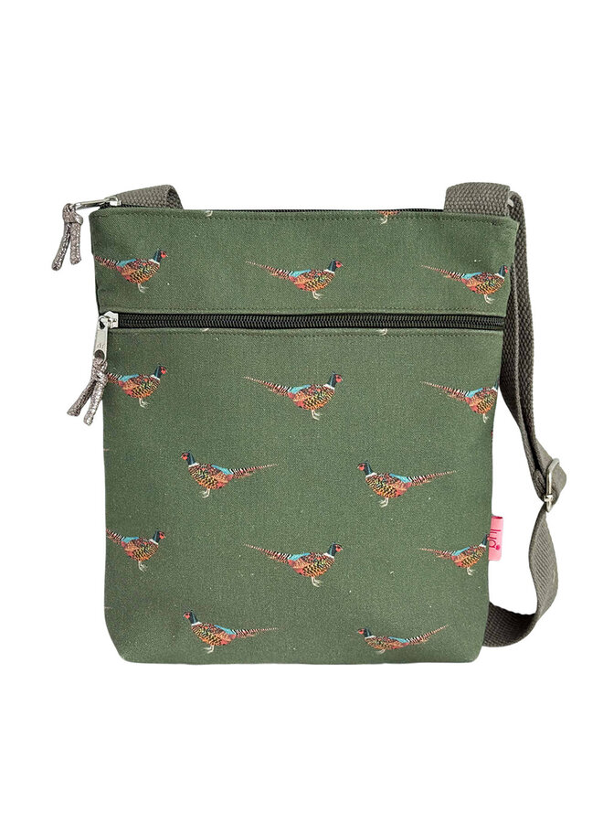 Fischgrät-Fasanen-Messinger-Tasche 110