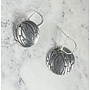Reeds  Dome Aluminium Etched Earrings 149