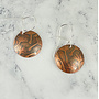 Pendientes de cobre con forma de cúpula de diente de león 143