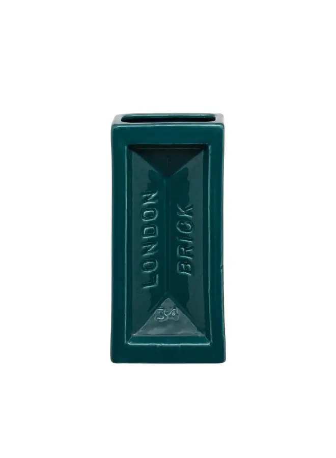 London Brick Vase Teal 23