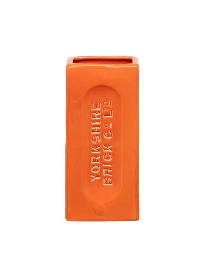 Yorkshire Brick Vase Orange  27