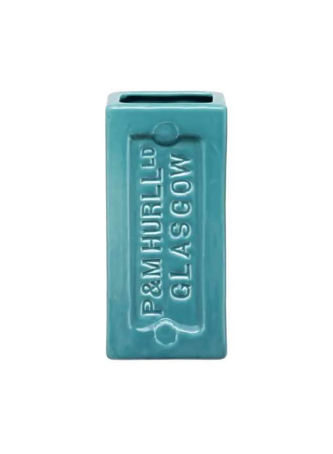 Copy of Yorkshire Brick Vase Turquoise  28