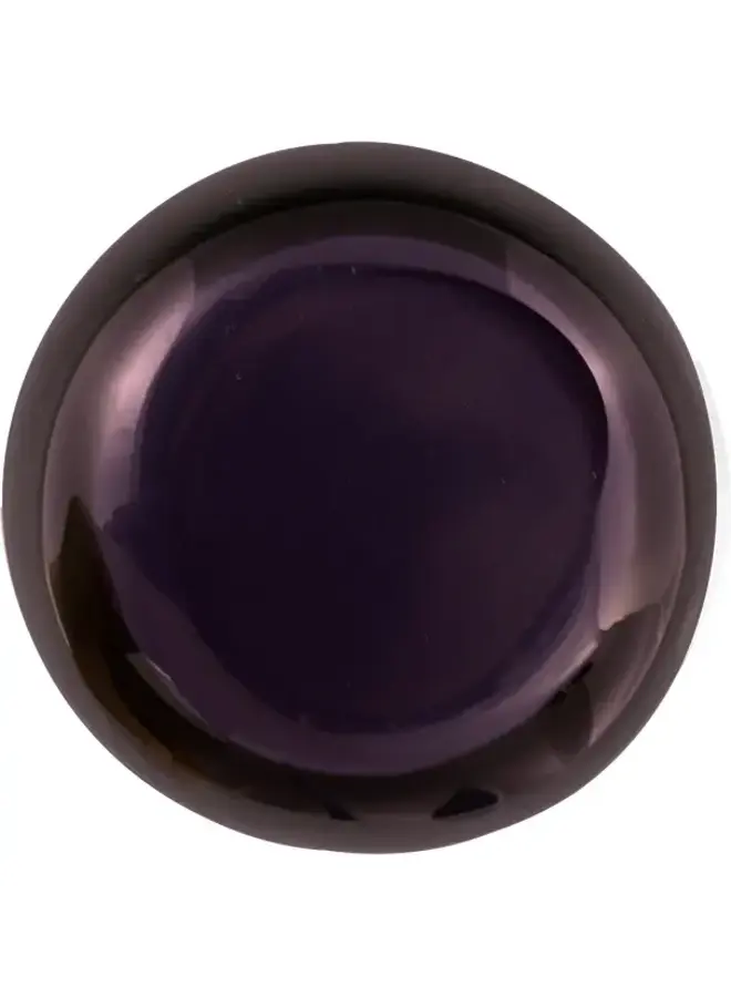 Portavelas de cristal hecho a mano - Violeta