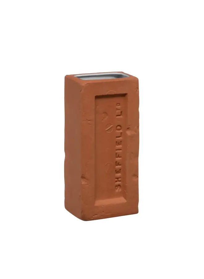 Sheffield Brick Vase Terracotta 34
