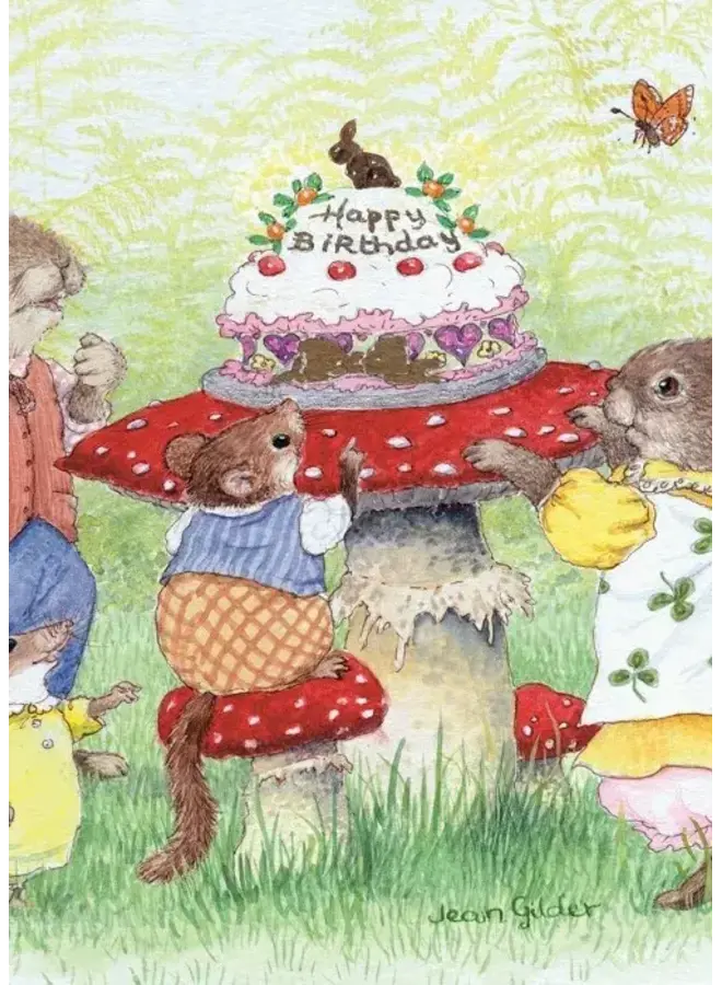 Geburtstagskarte für Kaninchen von Jean Gilder