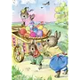 Ostereierwagen-Karte von Jean Gilder