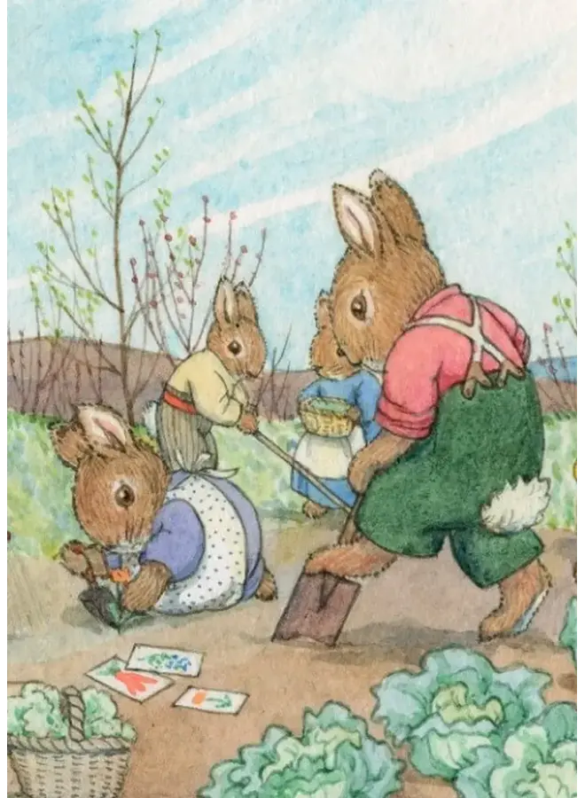 Gardening  Card by Margaret Tempest