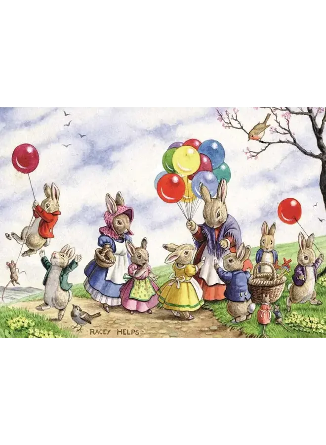 Ballon-Dame-Karte von Racey Helps