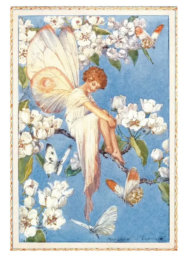 Blossom Fairy  Card by Margaret Tarrant