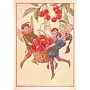 Cherry Fairy Card by Margaret Tarrant