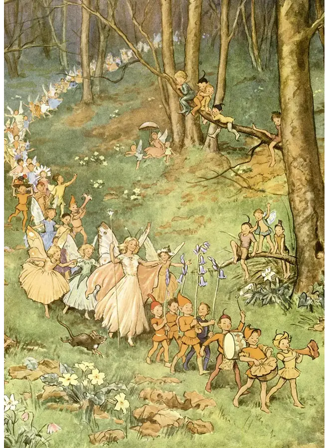 Tarjeta El Camino de las Hadas de Margaret Tarrant