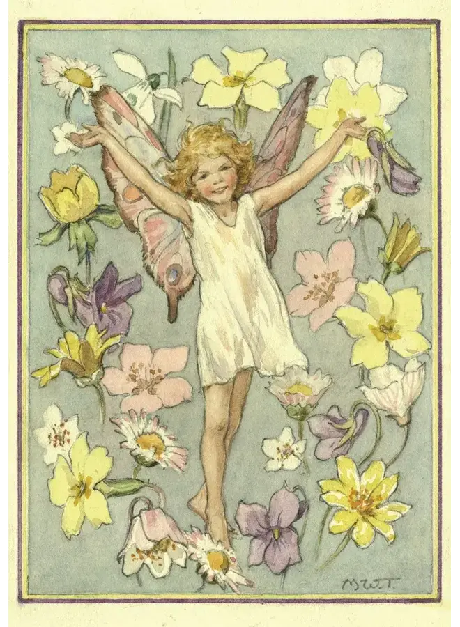 Carte de fée Primevère par Margaret Tarrant