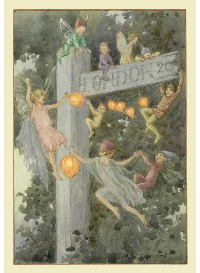 Signpost Fairies Card by Margaret Tarrant