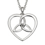Collier triquetra cœur celtique 565