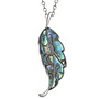 Long Leaf Paua Shell Necklace